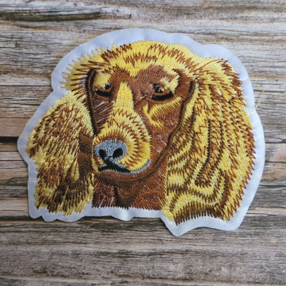 Adorable Vintage 70s Dachshund Weiner Dog Puppy Embroidered Patch Pick 3/13$